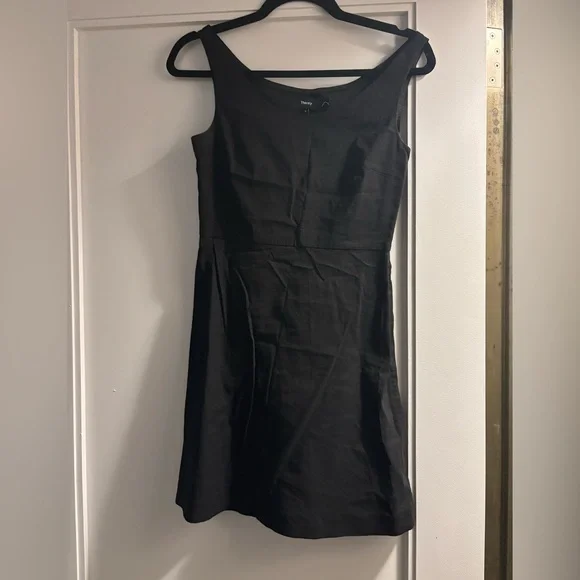 theory black mini dress Knit Bustier Dress by Balmain